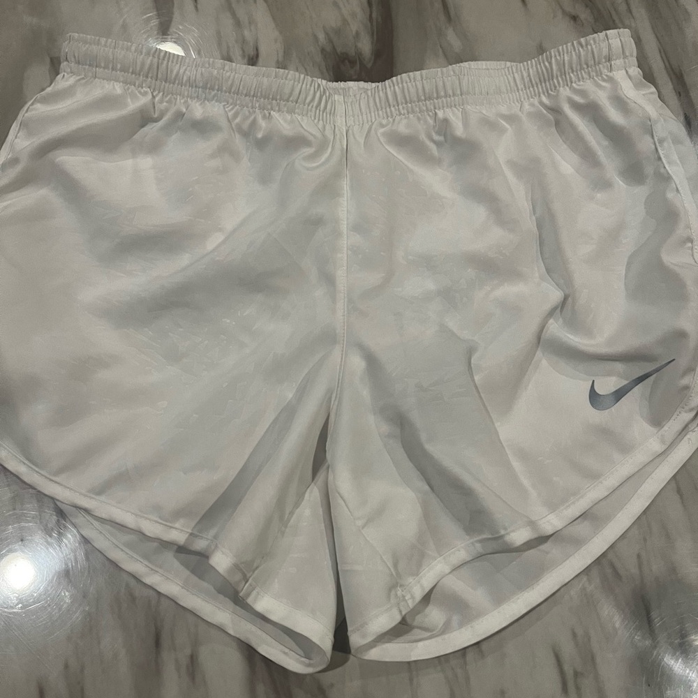 Nike Women's Light Gray Athletic Shorts